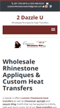 Mobile Screenshot of customrhinestoneshirt.com