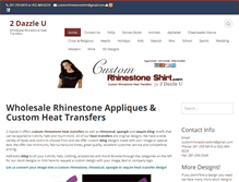 Tablet Screenshot of customrhinestoneshirt.com